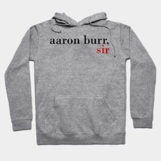 Aaron Burr, Sir Hoodie